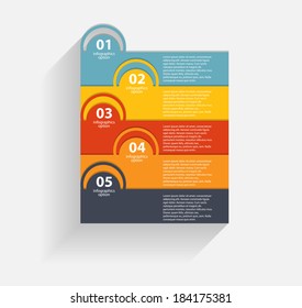 Infographic business template vector illustration