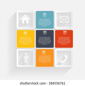 Infographic business template vector illustration