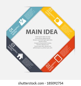 Infographic business template vector illustration