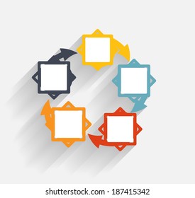 Infographic business template vector illustration