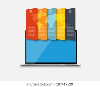 Infographic business template vector illustration