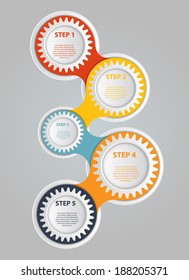 Infographic business template vector illustration