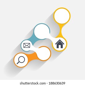 Infographic business template vector illustration