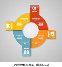 Infographic business template vector illustration