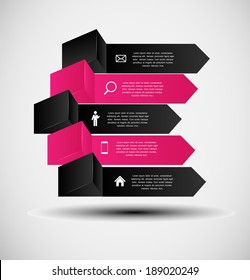 Infographic business template vector illustration