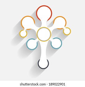 Infographic business template vector illustration