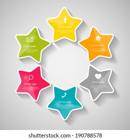 Infographic business template vector illustration