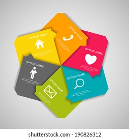 Infographic business template vector illustration