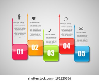 Infographic business template vector illustration