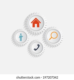 Infographic business template vector illustration