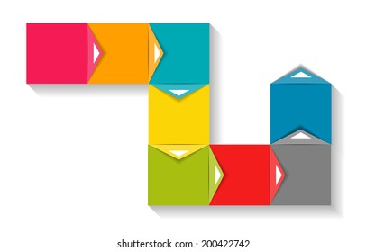 Infographic business template vector illustration