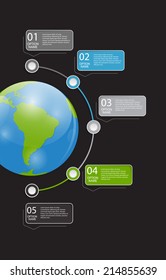 Infographic Business Template Vector Illustration