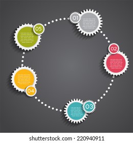 Infographic business template vector illustration