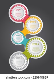 Infographic business template vector illustration