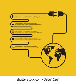 Infographic business template vector illustration. EPS 10