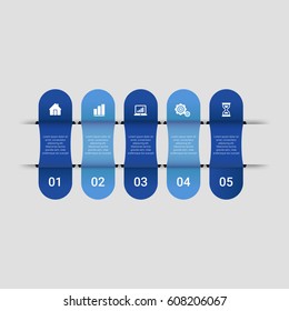 Infographic Business Template Vector Illustration