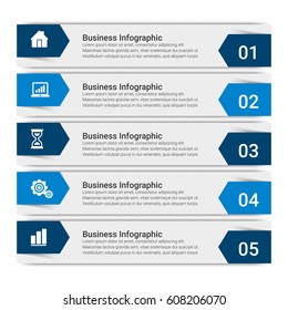 Infographic Business Template Vector Illustration