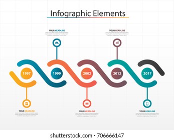 Infographic business  timeline process chart template. Vector modern banner,text box used for presentation and workflow layout diagram,web design. Abstract elements of graph steps options.