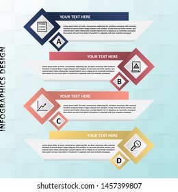 Infographic business timeline vector design template. Can be used for workflow layout, circular, success, diagram, infographic banner, teamwork, design, infographic elements, information infographics.