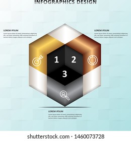 Infographic business timeline vector design template. Can be used for workflow layout, circular, success, diagram, infographic banner, teamwork, design, infographic elements, information infographics.