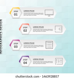 Infographic business timeline vector design template. Can be used for workflow layout, circular, success, diagram, infographic banner, teamwork, design, infographic elements, information infographics.