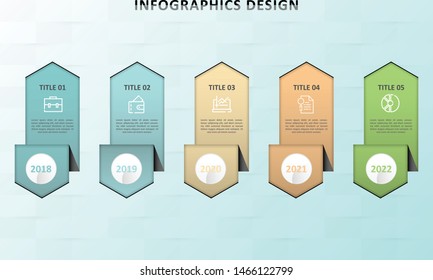 Infographic business timeline vector design template. Can be used for workflow layout, circular, success, diagram, infographic banner, teamwork, design, infographic elements, information infographics.