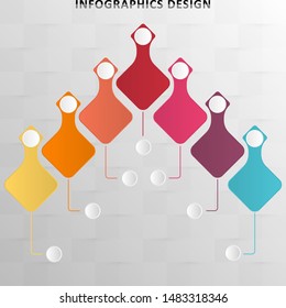 Infographic business vector design template. Can be used for workflow layout, circular, success, diagram, infographic banner, teamwork, design, infographic elements, information infographics.