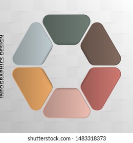 Infographic business vector design template. Can be used for workflow layout, circular, success, diagram, infographic banner, teamwork, design, infographic elements, information infographics.