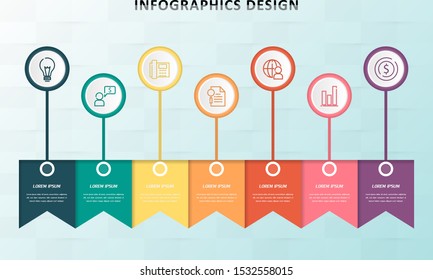 Infographic business vector design template 