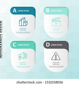 Infographic business vector design template. Can be used for workflow layout, circular, success, diagram, infographic banner, teamwork, design, infographic elements, information infographics.