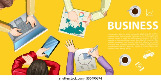 Infographic for business world illustration