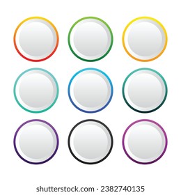 Infographic Buttons Glossy Buttons Web Call to Action Button 