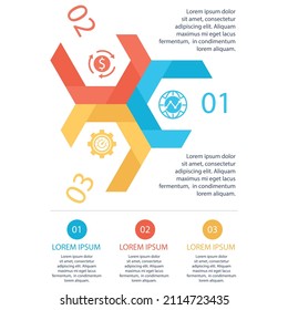 Сolorful infographic can be used for workflow layout, diagram, number options, web design. Infographic business concept with options, parts, steps or processes. Vector Eps 10 