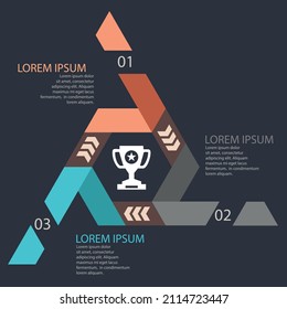 Сolorful infographic can be used for workflow layout, diagram, number options, web design. Infographic business concept with options, parts, steps or processes. Vector Eps 10 