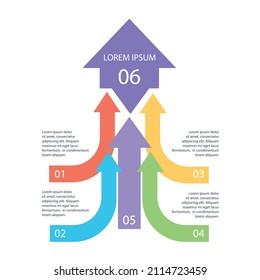 Сolorful infographic can be used for workflow layout, diagram, number options, web design. Infographic business concept with options, parts, steps or processes. Vector Eps 10 