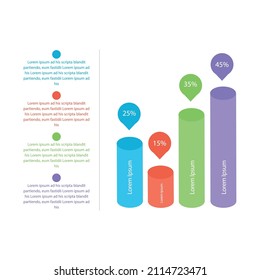 Сolorful infographic can be used for workflow layout, diagram, number options, web design. Infographic business concept with options, parts, steps or processes. Vector Eps 10 