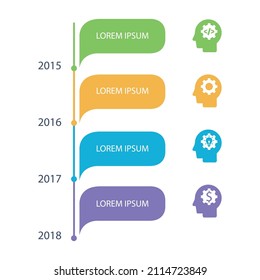 Сolorful infographic can be used for workflow layout, diagram, number options, web design. Infographic business concept with options, parts, steps or processes. Vector Eps 10 