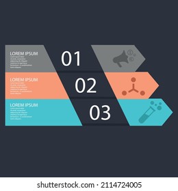 Сolorful infographic can be used for workflow layout, diagram, number options, web design. Infographic business concept with options, parts, steps or processes. Vector Eps 10 