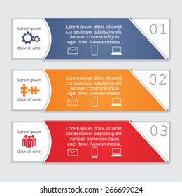 Infographic card report template. Vector illustration Eps 8