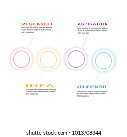 infographic chart data illustration template vector