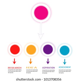 infographic chart data illustration template vector