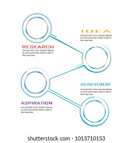 infographic chart data illustration template vector