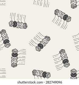 infographic chart doodle drawing