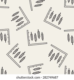 infographic chart doodle drawing