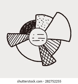 infographic chart doodle drawing