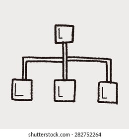 infographic chart doodle drawing