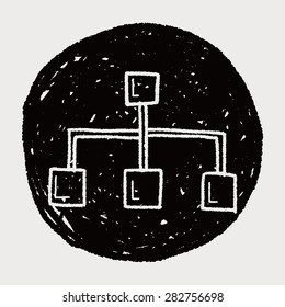 infographic chart doodle drawing