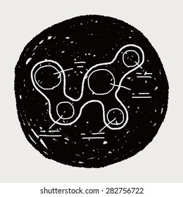 infographic chart doodle drawing