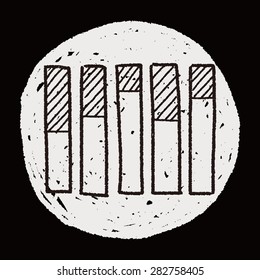 infographic chart doodle drawing