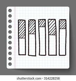 infographic chart doodle drawing